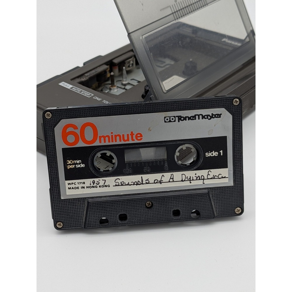 Vintage Panasonic RQ-335 Portable Cassette Recorder +‎ Unique Recorded Tape